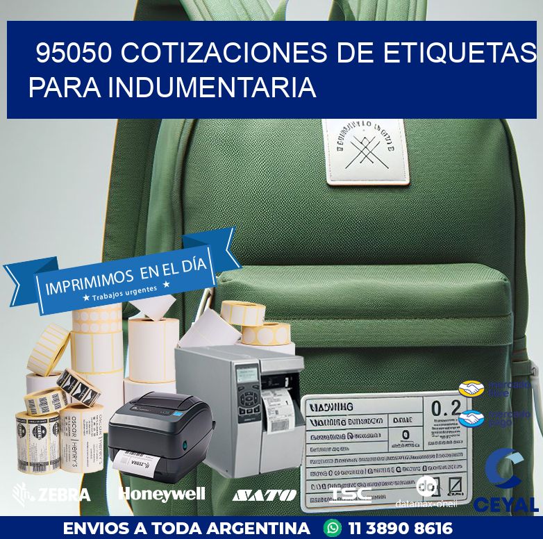 95050 COTIZACIONES DE ETIQUETAS PARA INDUMENTARIA