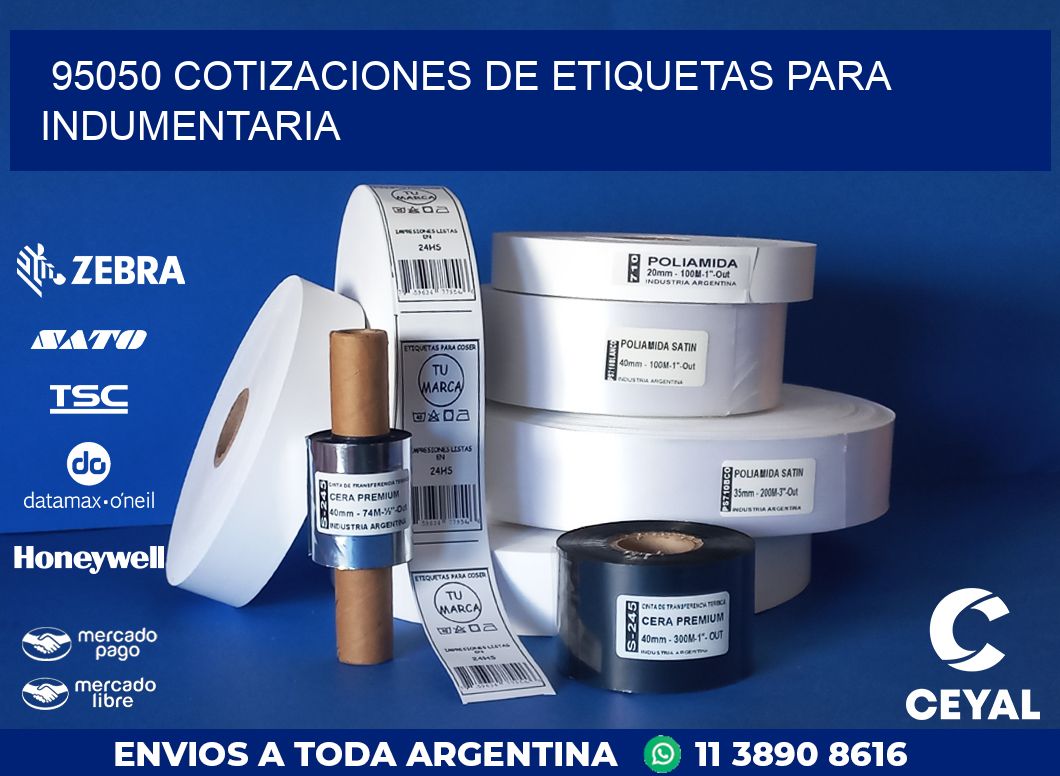 95050 COTIZACIONES DE ETIQUETAS PARA INDUMENTARIA