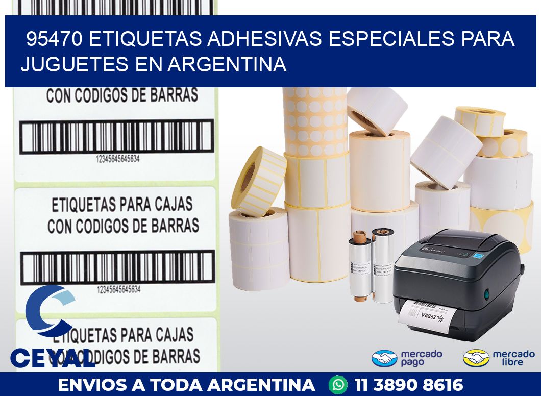 95470 ETIQUETAS ADHESIVAS ESPECIALES PARA JUGUETES EN ARGENTINA