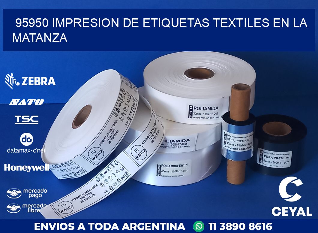 95950 IMPRESION DE ETIQUETAS TEXTILES EN LA MATANZA