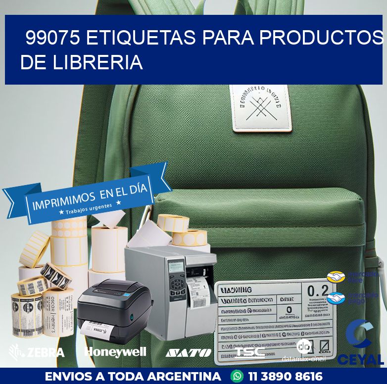 99075 ETIQUETAS PARA PRODUCTOS DE LIBRERIA