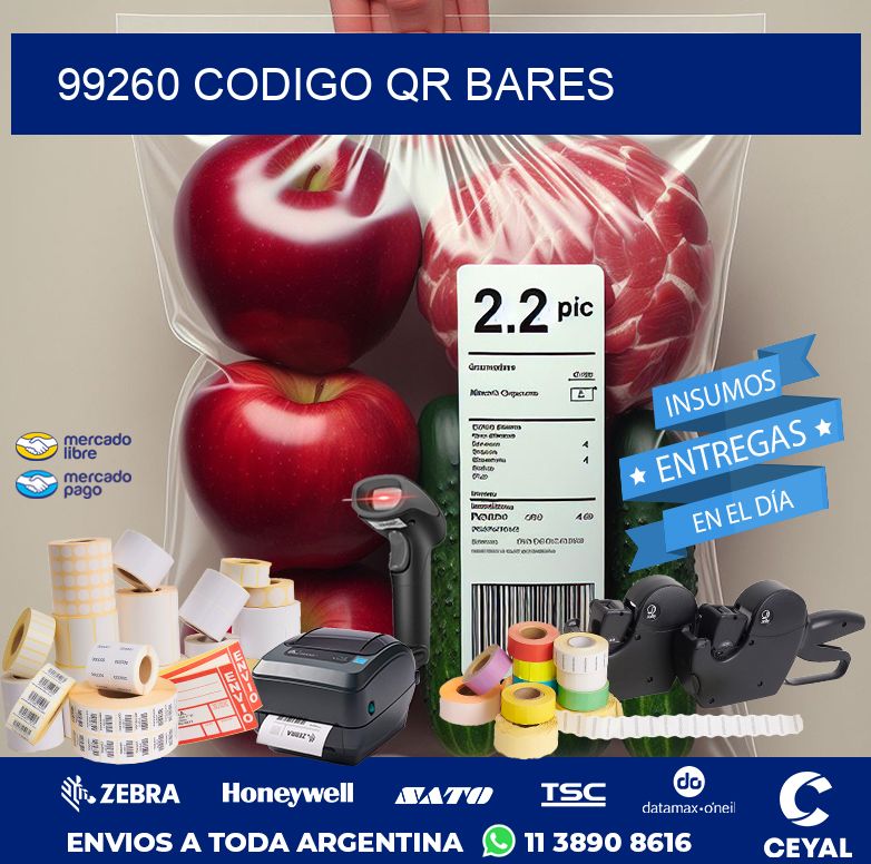 99260 CODIGO QR BARES
