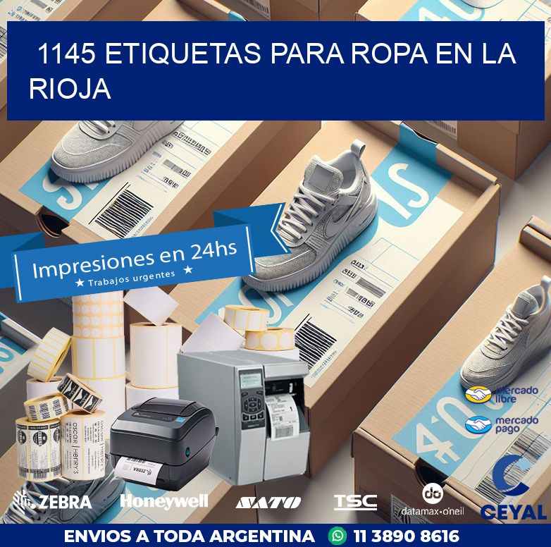 1145 ETIQUETAS PARA ROPA EN LA RIOJA
