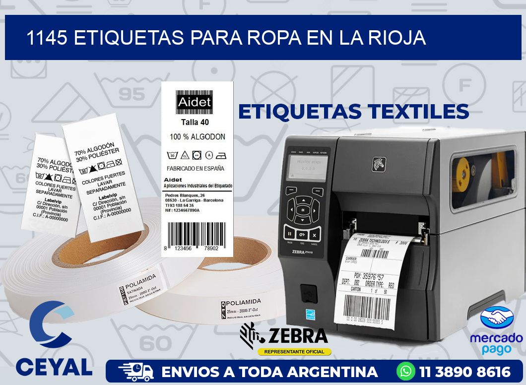 1145 ETIQUETAS PARA ROPA EN LA RIOJA