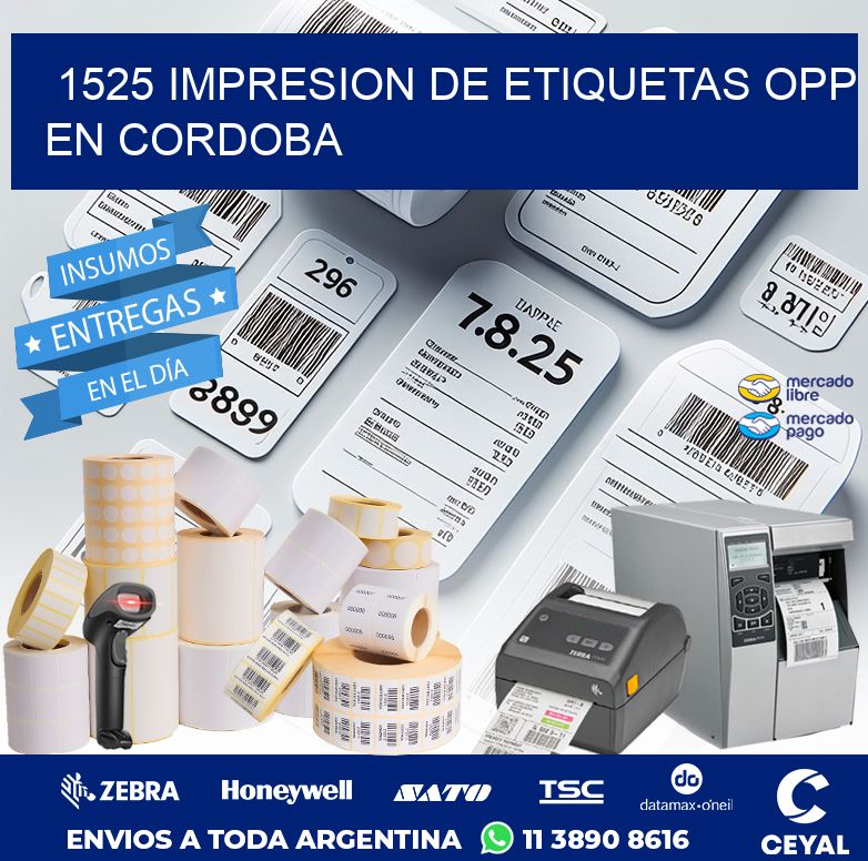 1525 IMPRESION DE ETIQUETAS OPP EN CORDOBA
