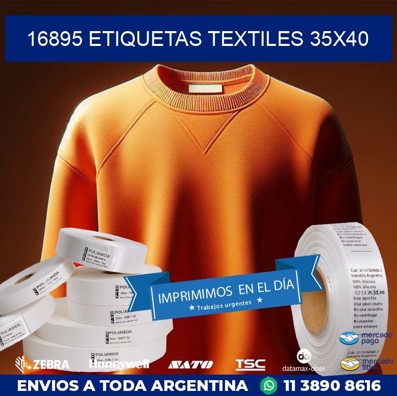 16895 ETIQUETAS TEXTILES 35X40