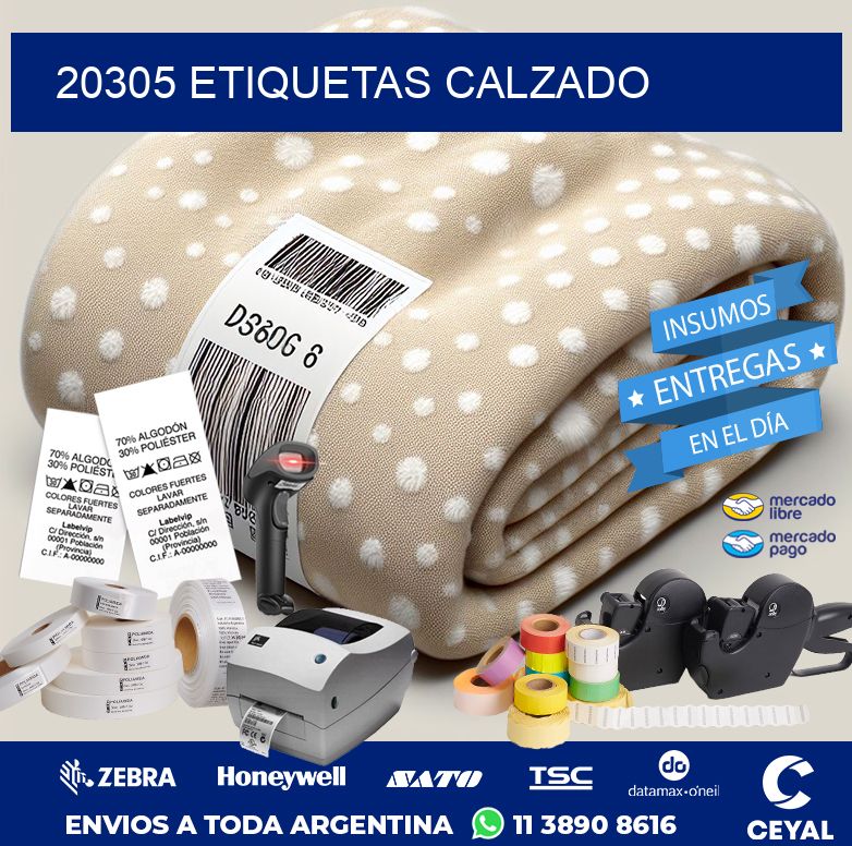 20305 ETIQUETAS CALZADO
