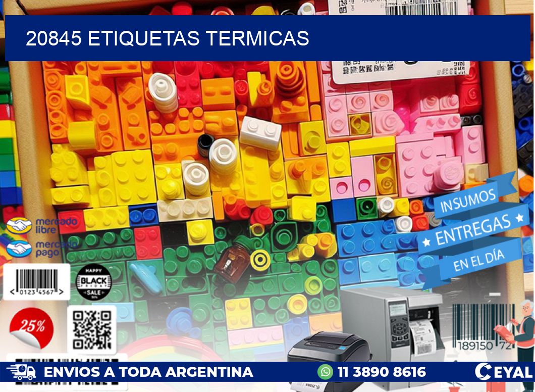 20845 ETIQUETAS TERMICAS