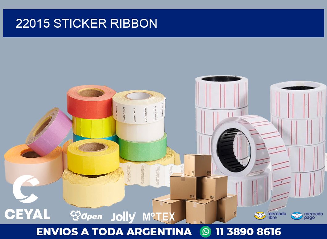 22015 sticker ribbon