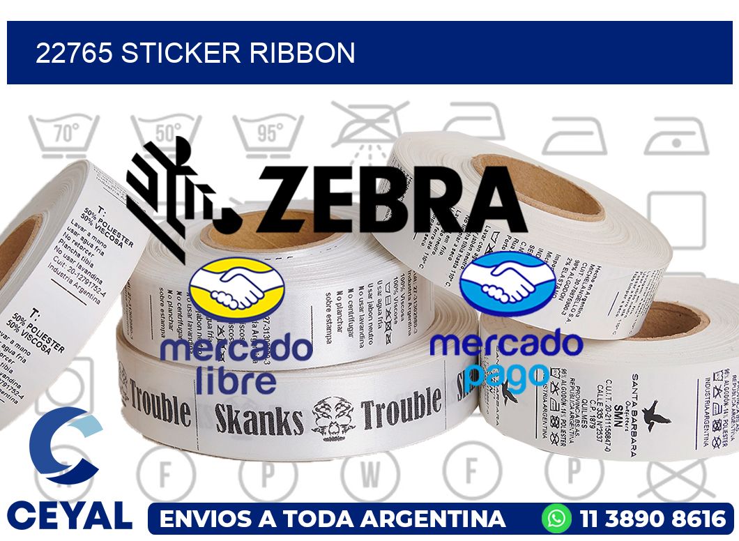 22765 sticker ribbon