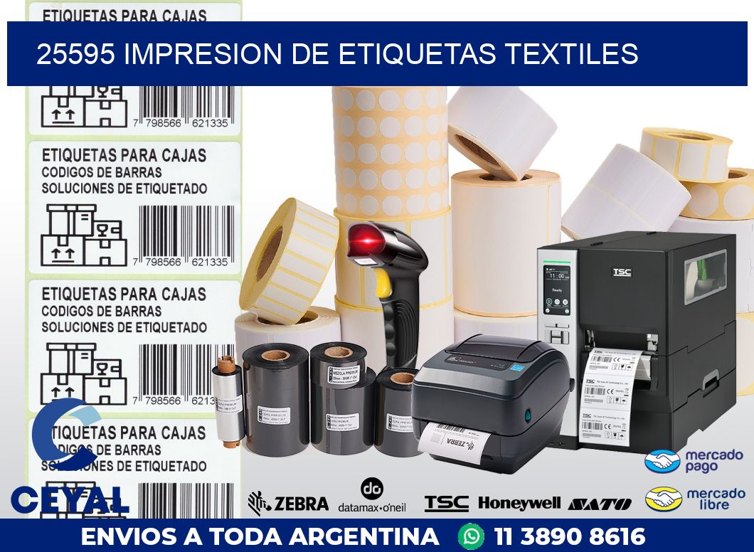 25595 IMPRESION DE ETIQUETAS TEXTILES
