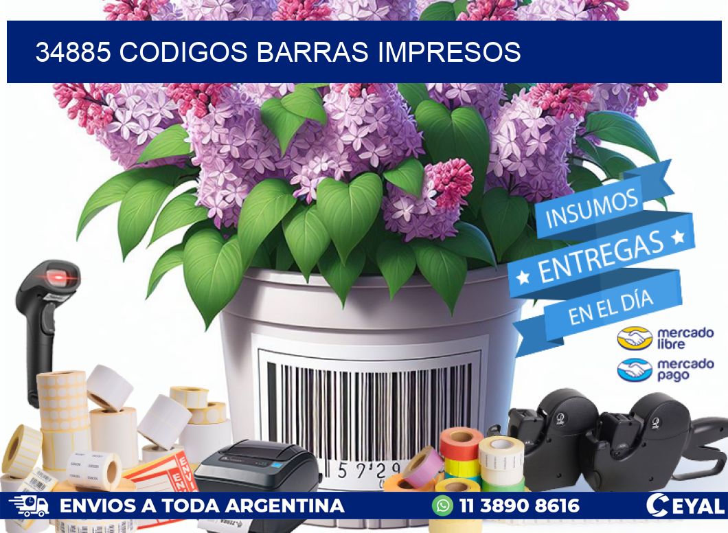 34885 CODIGOS BARRAS IMPRESOS