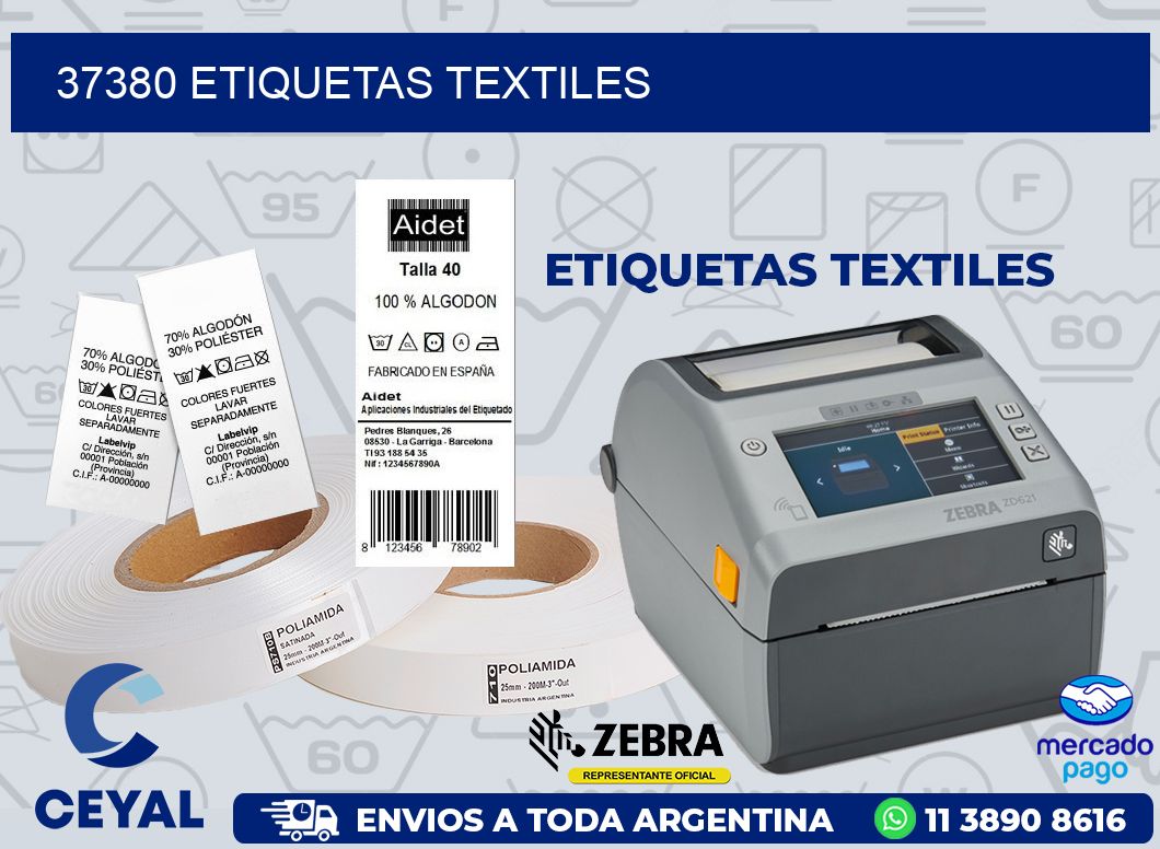37380 ETIQUETAS TEXTILES