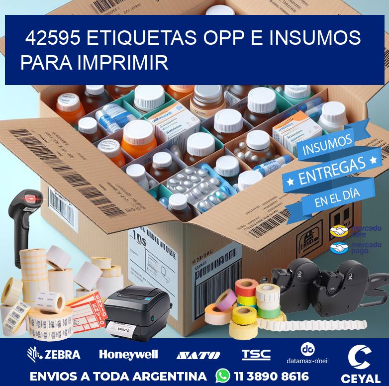 42595 ETIQUETAS OPP E INSUMOS PARA IMPRIMIR