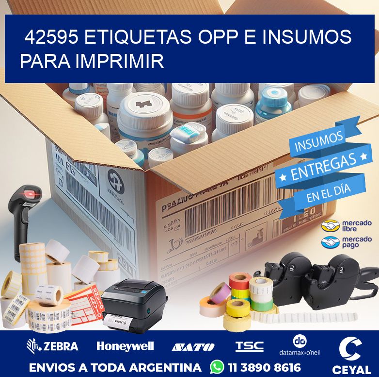 42595 ETIQUETAS OPP E INSUMOS PARA IMPRIMIR