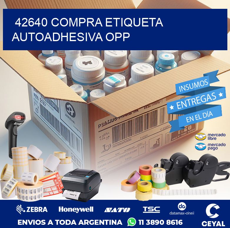42640 COMPRA ETIQUETA AUTOADHESIVA OPP