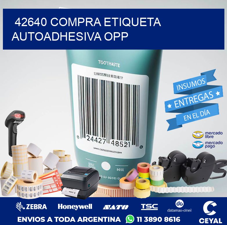 42640 COMPRA ETIQUETA AUTOADHESIVA OPP