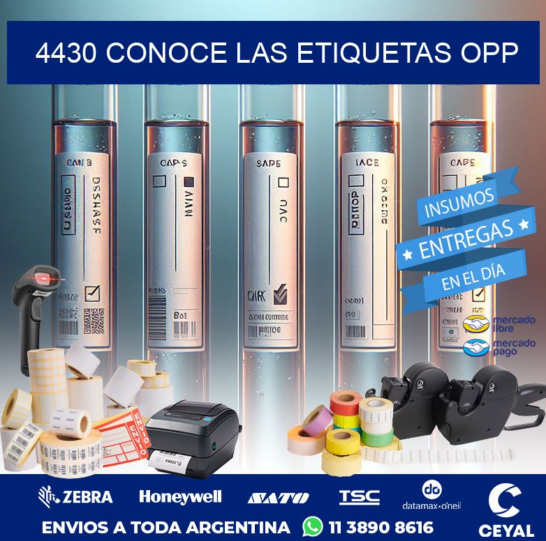 4430 CONOCE LAS ETIQUETAS OPP