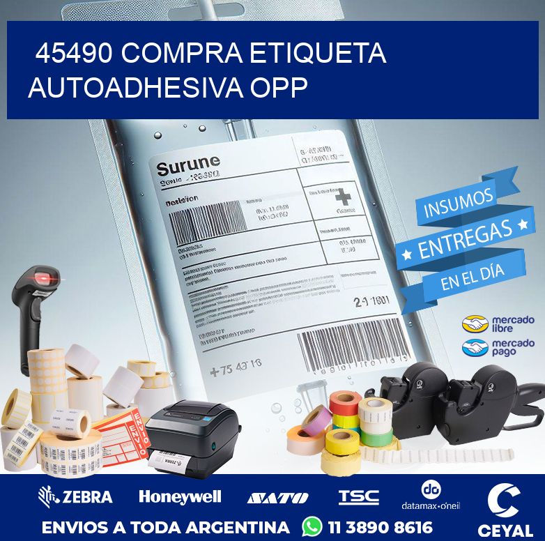 45490 COMPRA ETIQUETA AUTOADHESIVA OPP