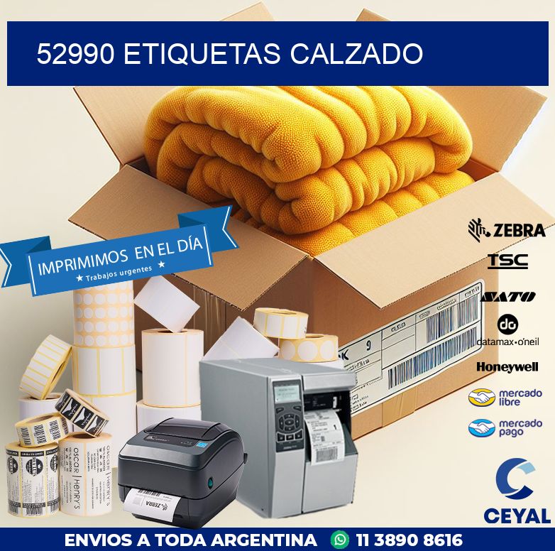 52990 ETIQUETAS CALZADO