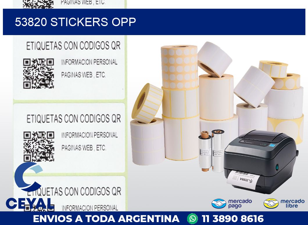 53820 STICKERS OPP
