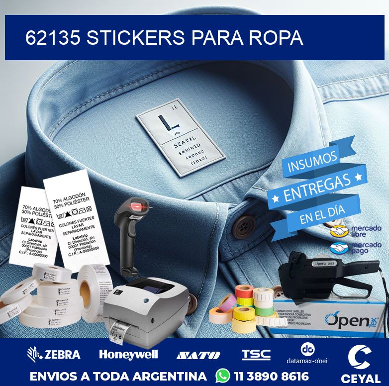 62135 STICKERS PARA ROPA