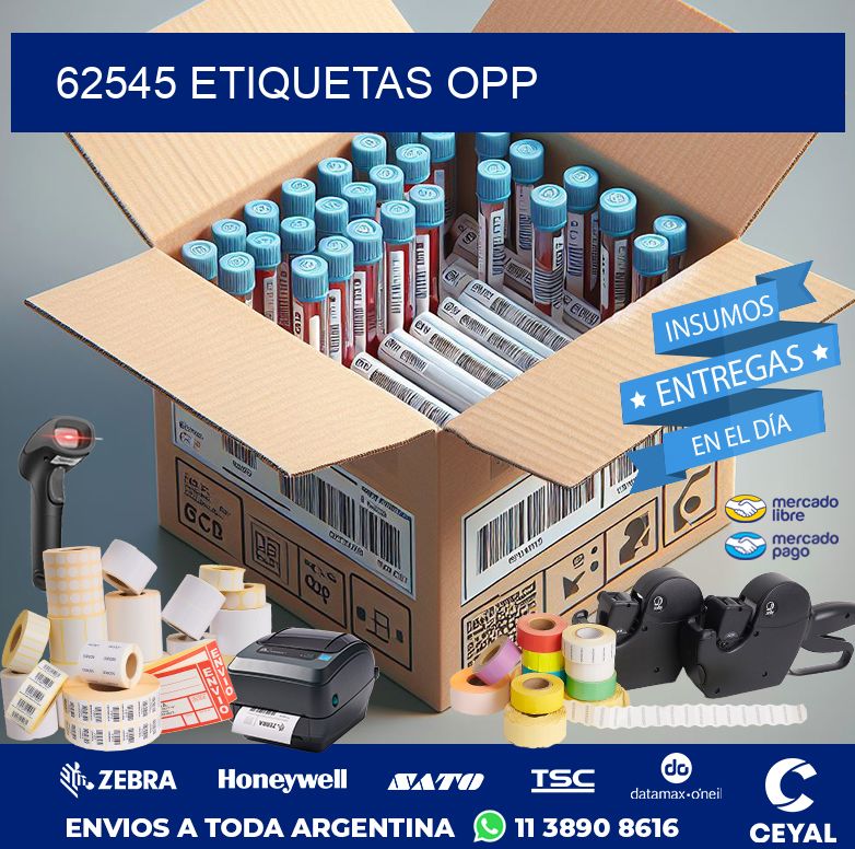 62545 ETIQUETAS OPP