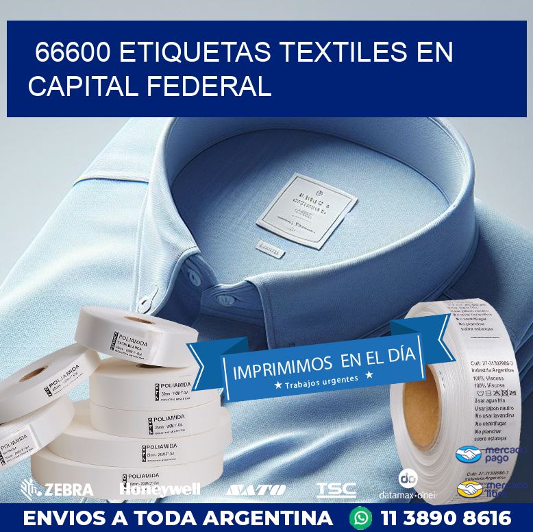 66600 ETIQUETAS TEXTILES EN CAPITAL FEDERAL
