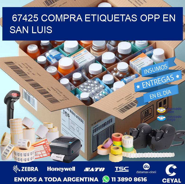 67425 COMPRA ETIQUETAS OPP EN SAN LUIS