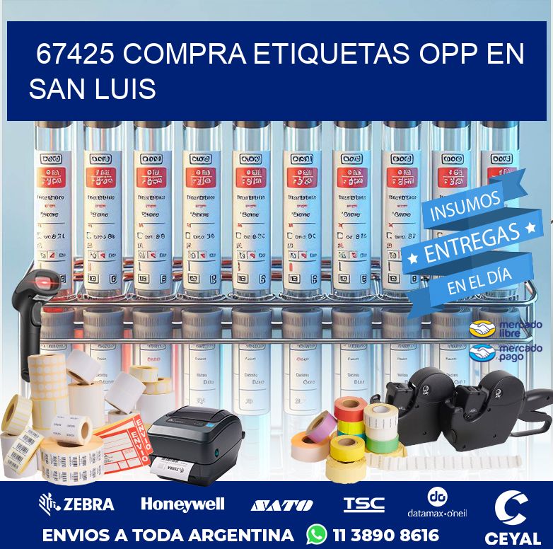 67425 COMPRA ETIQUETAS OPP EN SAN LUIS