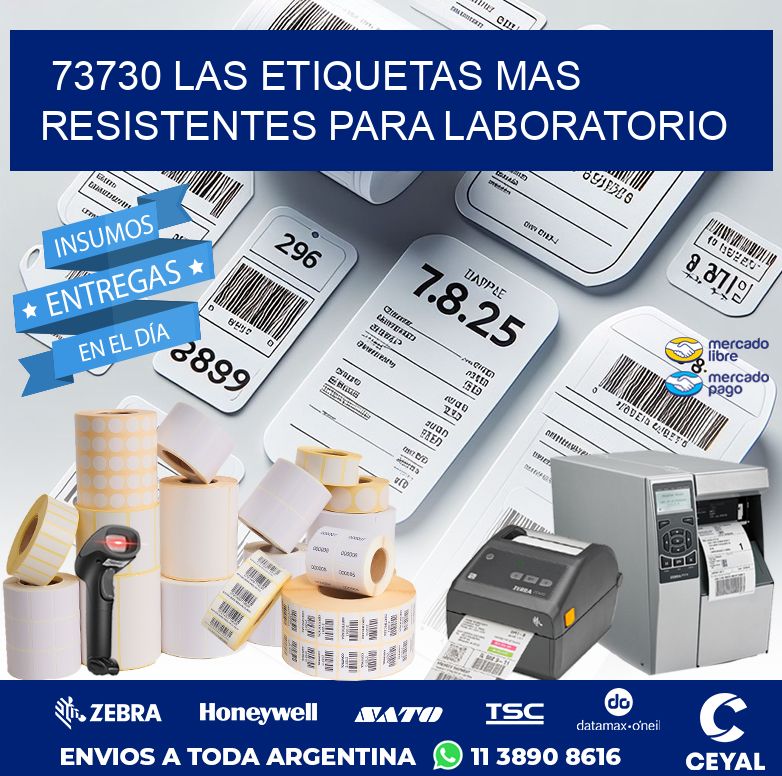 73730 LAS ETIQUETAS MAS RESISTENTES PARA LABORATORIO