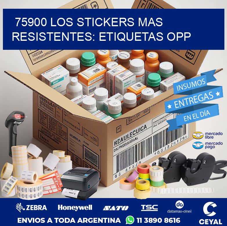 75900 LOS STICKERS MAS RESISTENTES: ETIQUETAS OPP