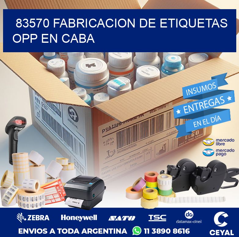 83570 FABRICACION DE ETIQUETAS OPP EN CABA