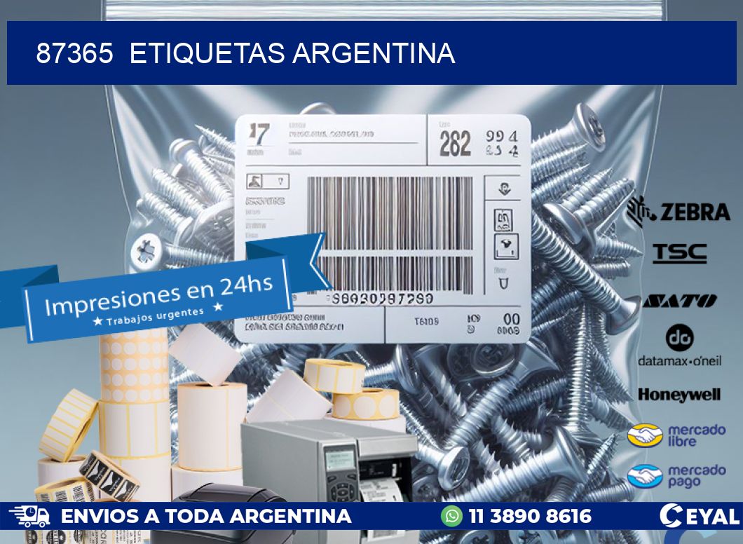 87365  etiquetas argentina