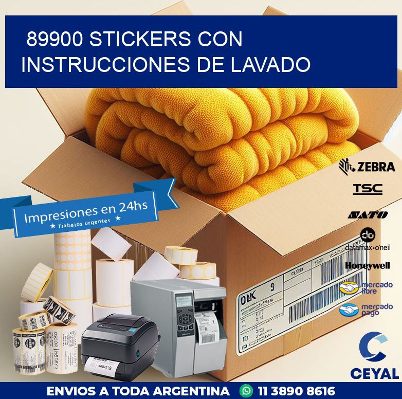 89900 STICKERS CON INSTRUCCIONES DE LAVADO