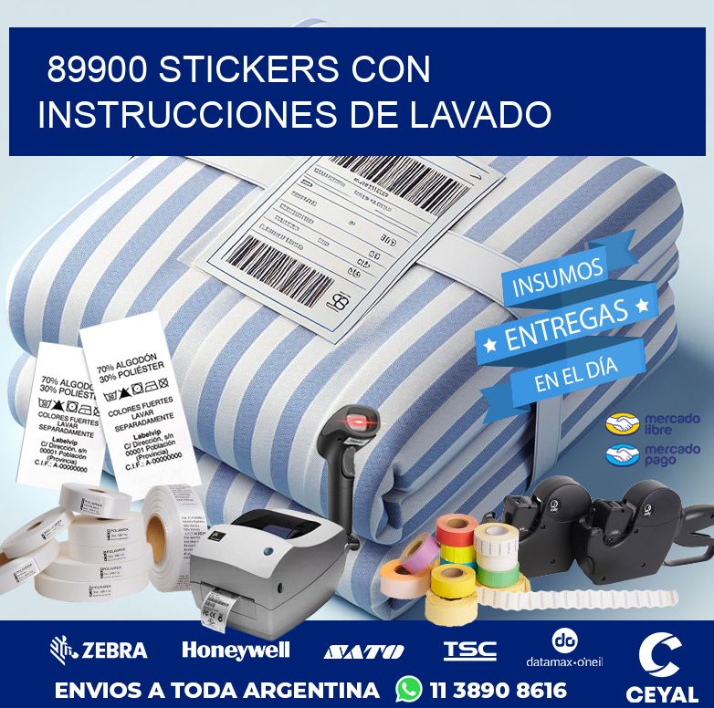 89900 STICKERS CON INSTRUCCIONES DE LAVADO