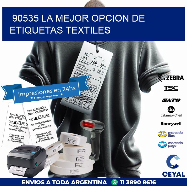 90535 LA MEJOR OPCION DE ETIQUETAS TEXTILES