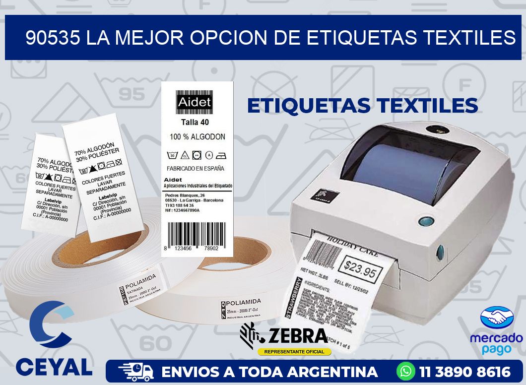 90535 LA MEJOR OPCION DE ETIQUETAS TEXTILES