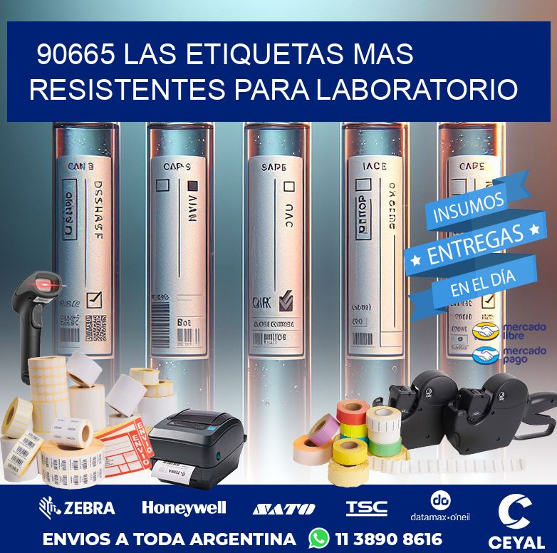 90665 LAS ETIQUETAS MAS RESISTENTES PARA LABORATORIO