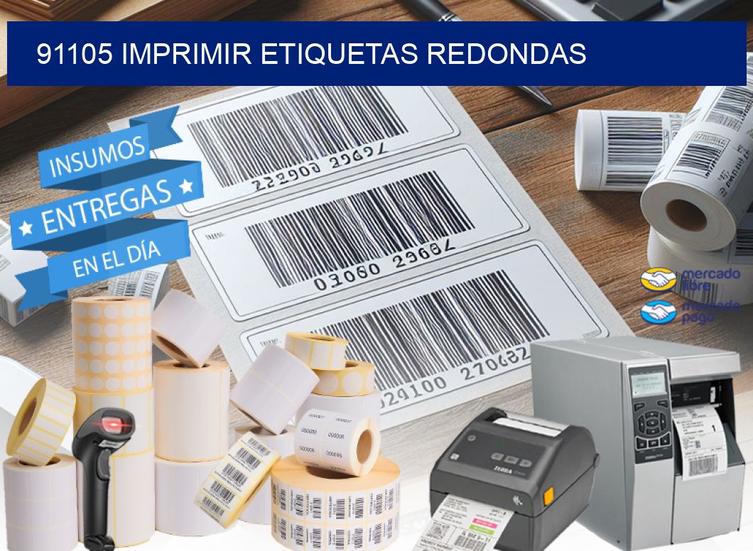91105 IMPRIMIR ETIQUETAS REDONDAS