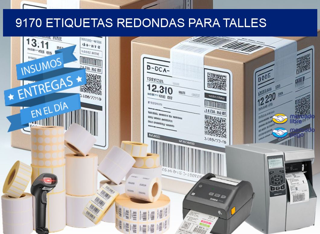 9170 ETIQUETAS REDONDAS PARA TALLES