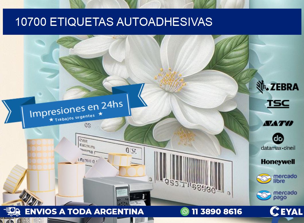 10700 ETIQUETAS AUTOADHESIVAS