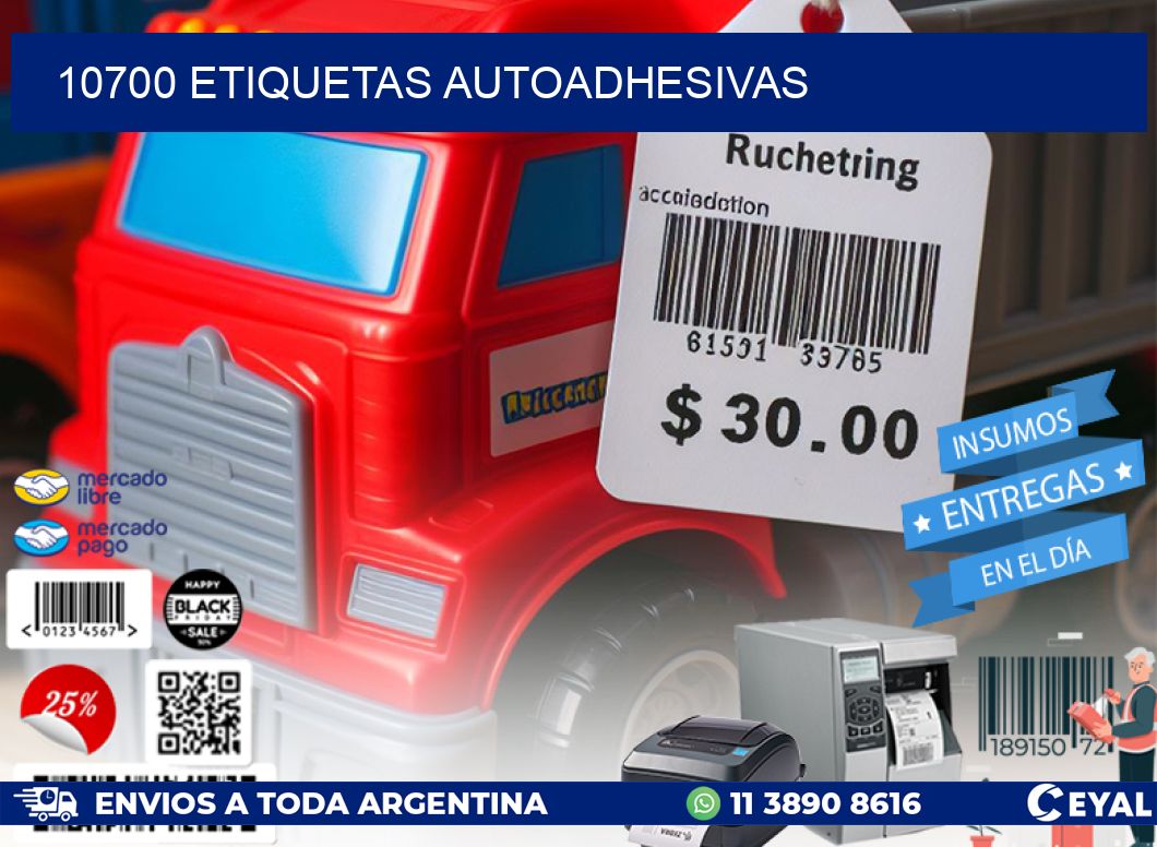 10700 ETIQUETAS AUTOADHESIVAS