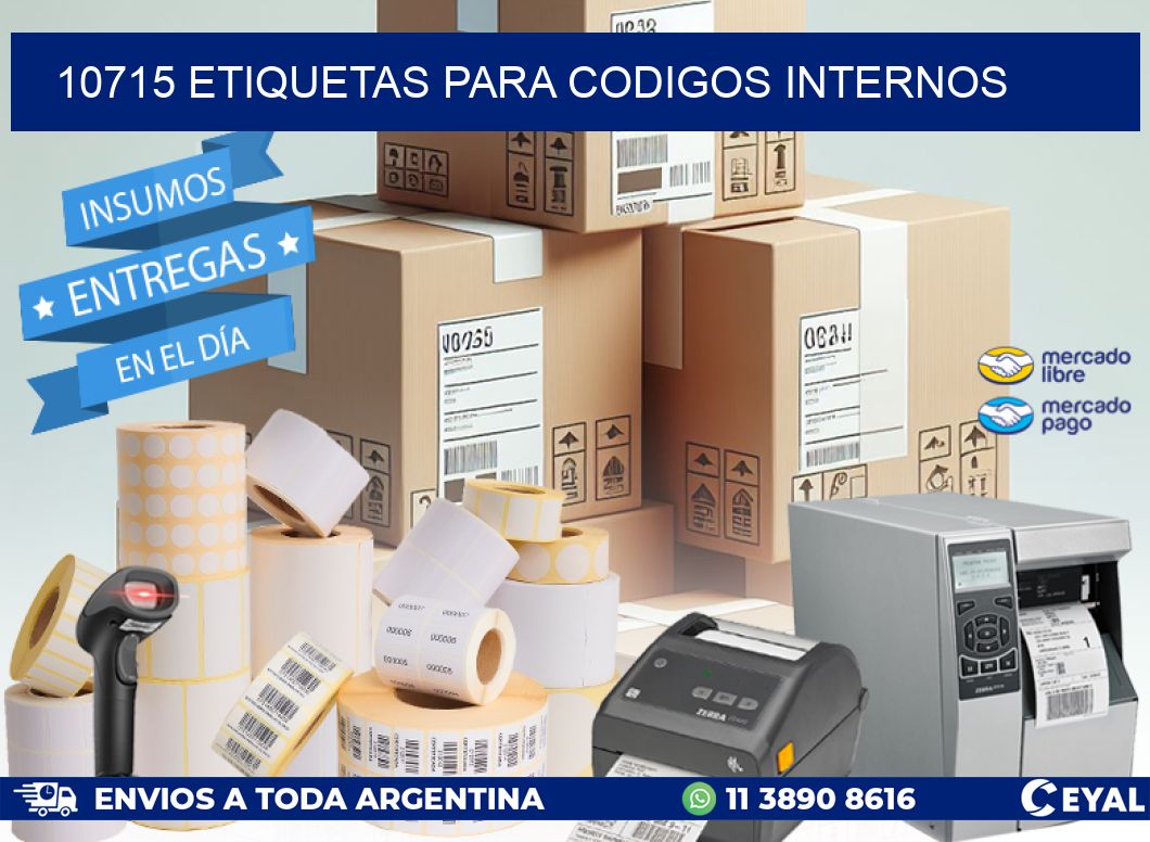 10715 ETIQUETAS PARA CODIGOS INTERNOS