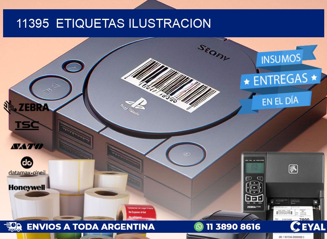 11395 ETIQUETAS ILUSTRACION