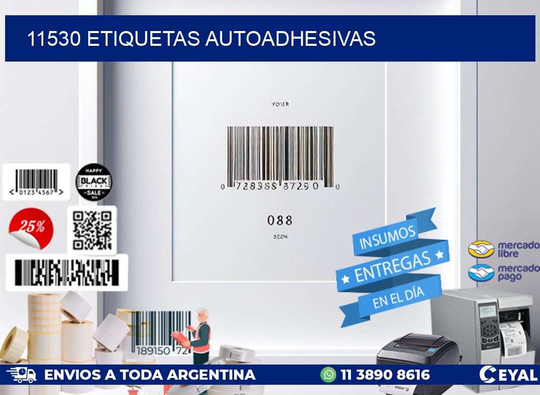 11530 ETIQUETAS AUTOADHESIVAS