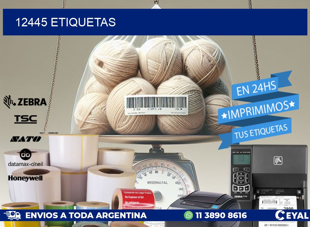 12445 ETIQUETAS