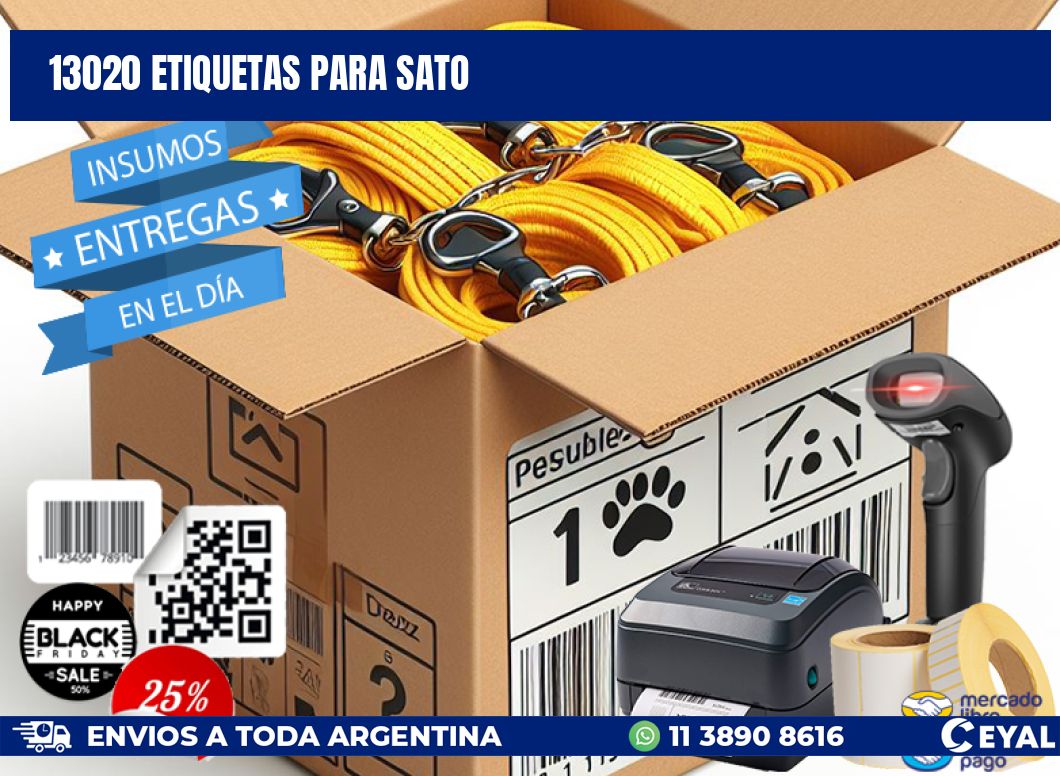 13020 ETIQUETAS PARA SATO