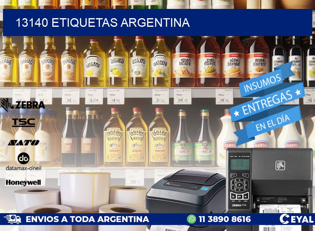 13140 ETIQUETAS ARGENTINA