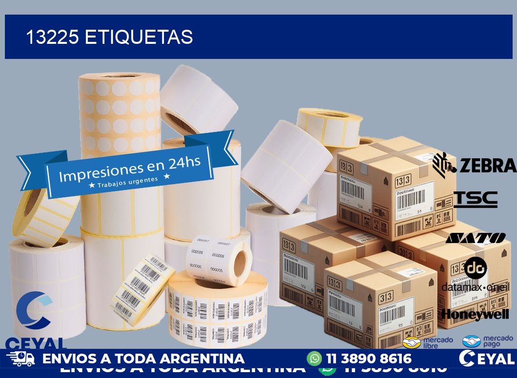 13225 ETIQUETAS